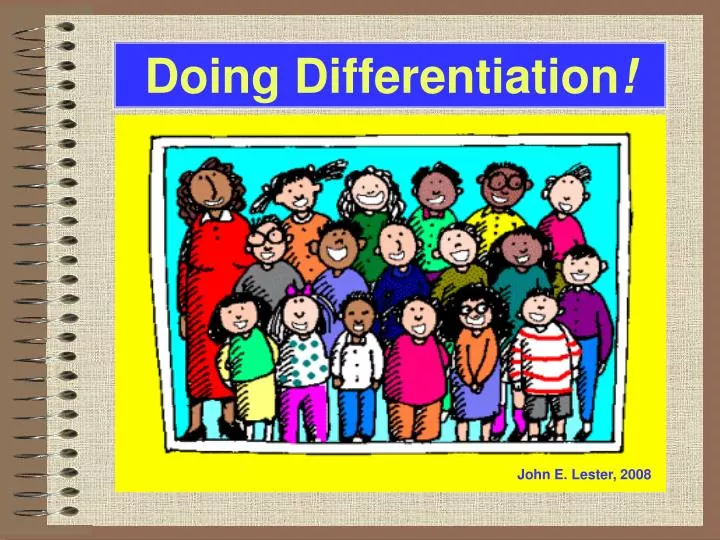 doing differentiation
