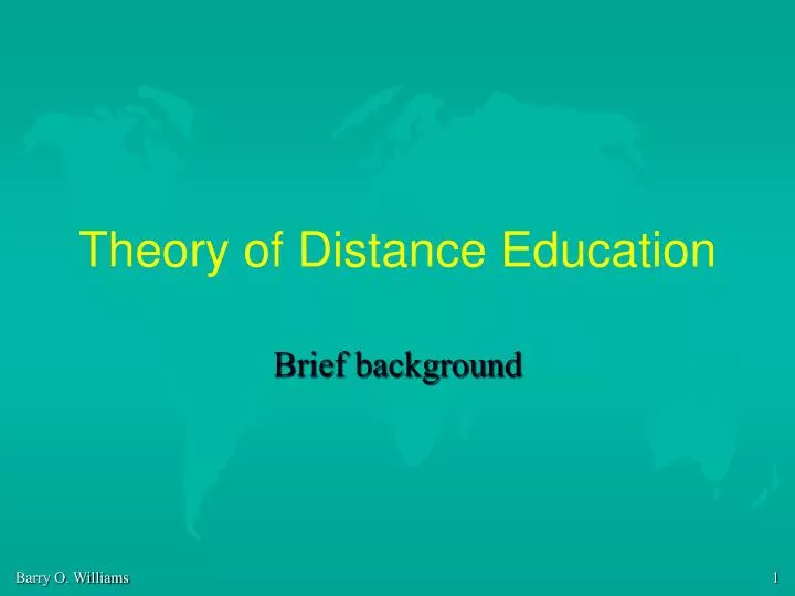 distance education ppt free download