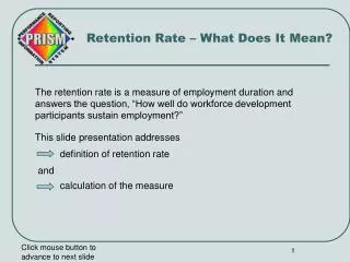 Retention Rate – What Does It Mean?