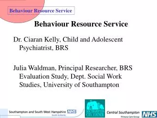 Behaviour Resource Service