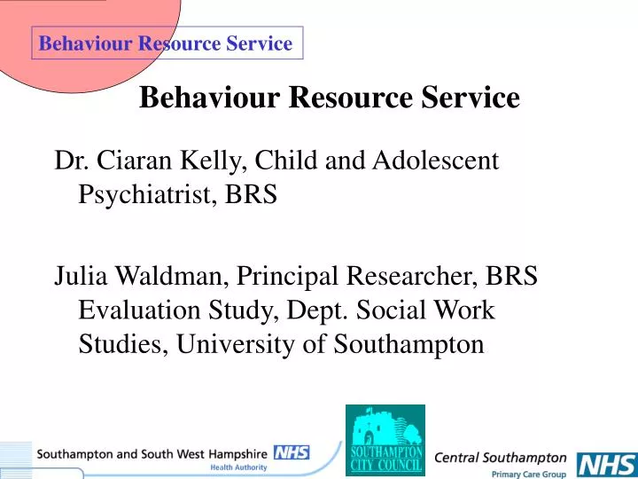 behaviour resource service