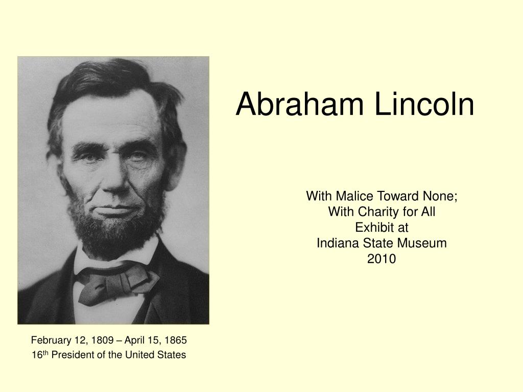 PPT - Abraham Lincoln PowerPoint Presentation, free download - ID:1284161