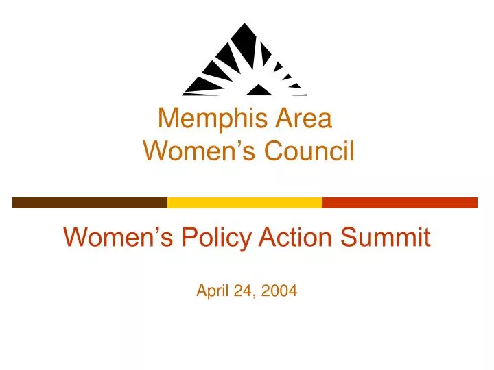 women s policy action summit april 24 2004