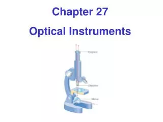 Chapter 27 Optical Instruments