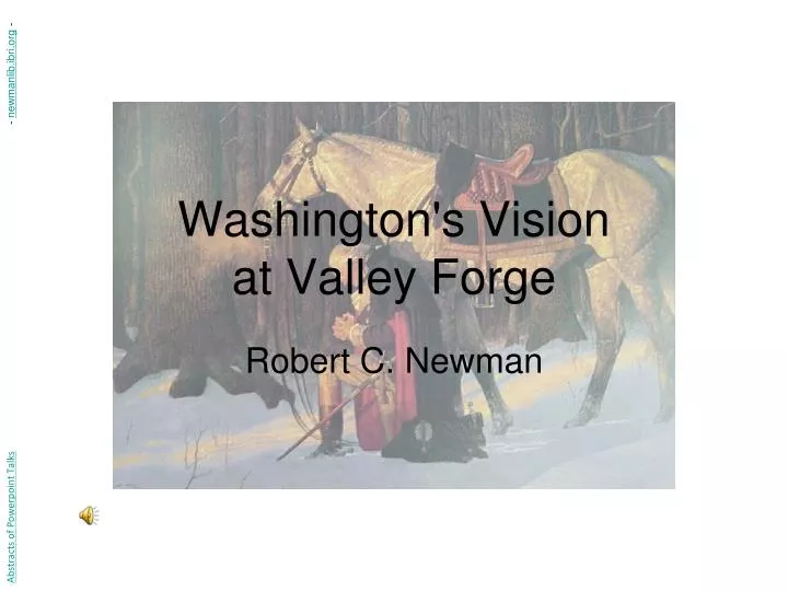 washington s vision at valley forge