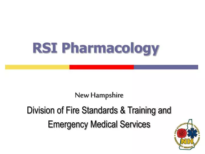 rsi pharmacology