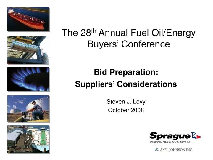 the 28 th annual fuel oil energy buyers conference