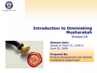 Concept of Diminishing Musharakah