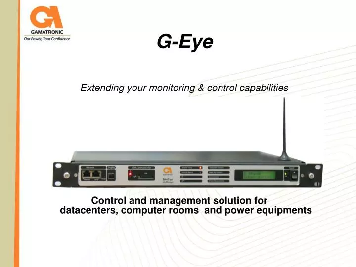 g eye extending your monitoring control capabilities
