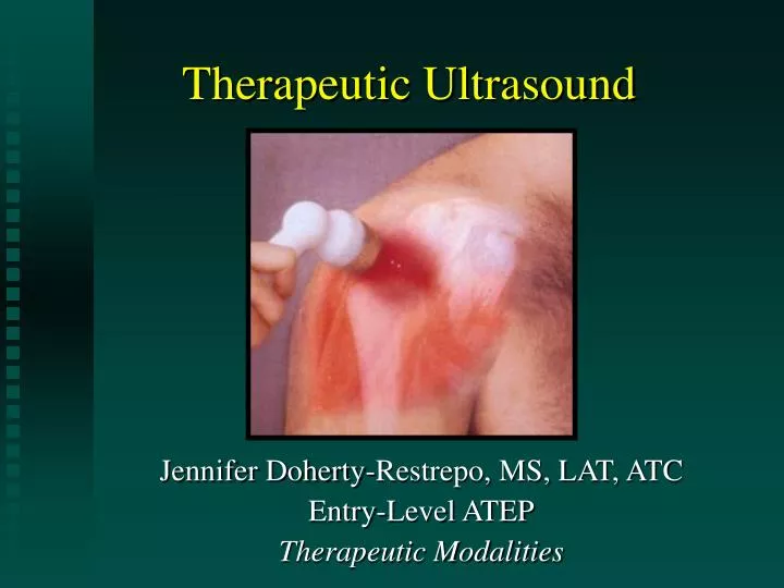therapeutic ultrasound