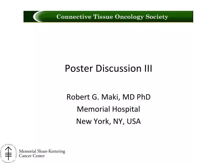 poster discussion iii