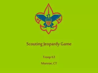 Scouting Jeopardy Game