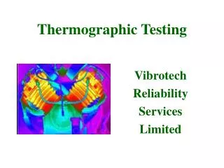 Thermographic Testing