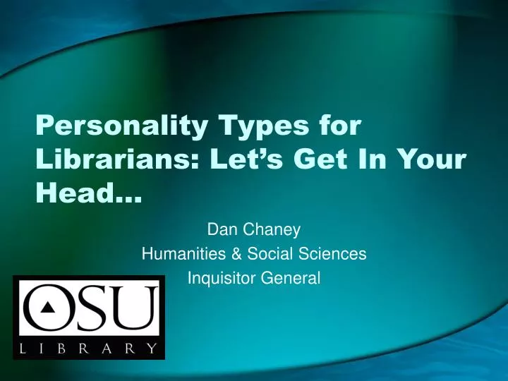 personality types for librarians let s get in your head