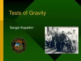 Tests of Gravity