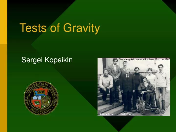 tests of gravity