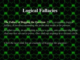 Logical Fallacies