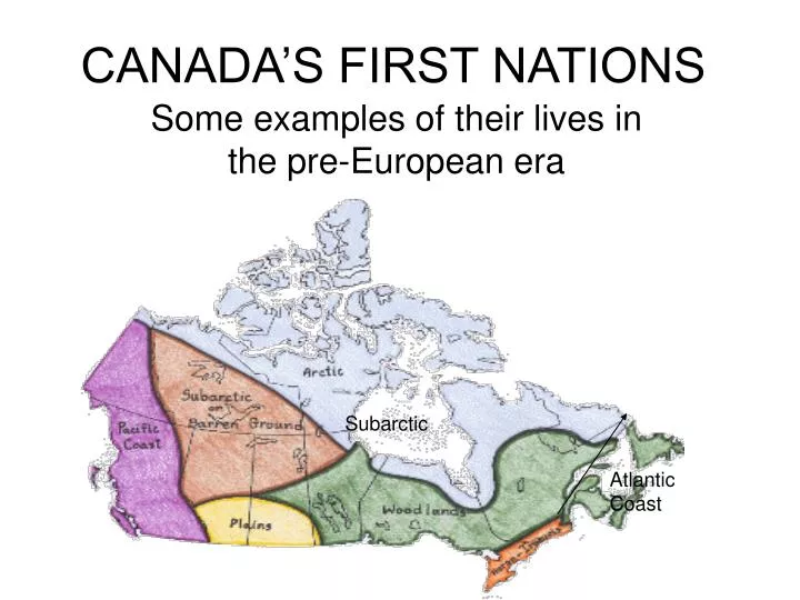 canada s first nations