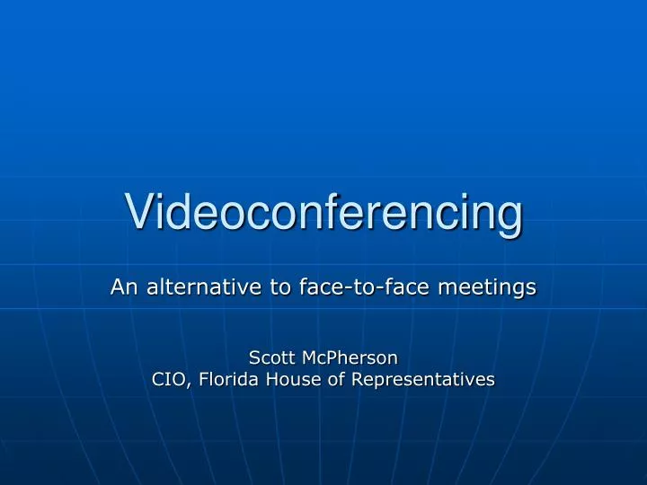 videoconferencing