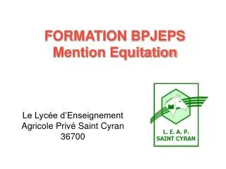 formation bpjeps mention equitation