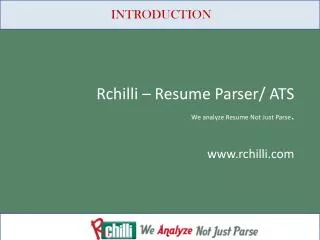 Rchilli An Application Recruiting Software