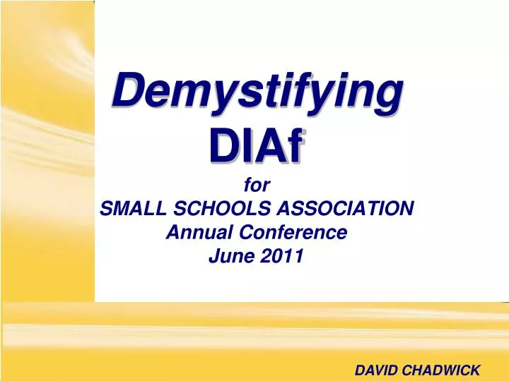 for small schools association annual conference june 2011
