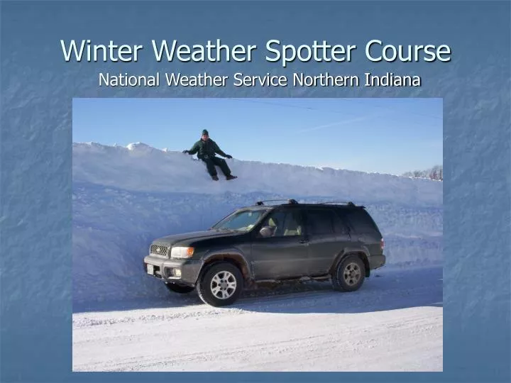 winter weather spotter course