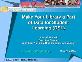 Data for Student Learning