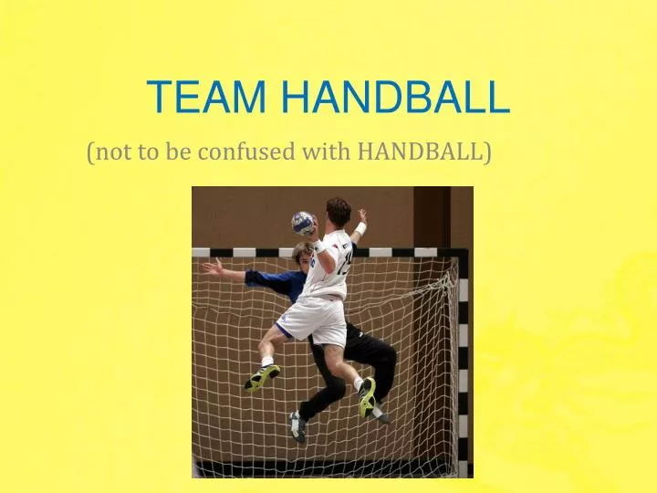 team handball