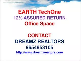 earth techone, noida, call 9654953105,furnished office space
