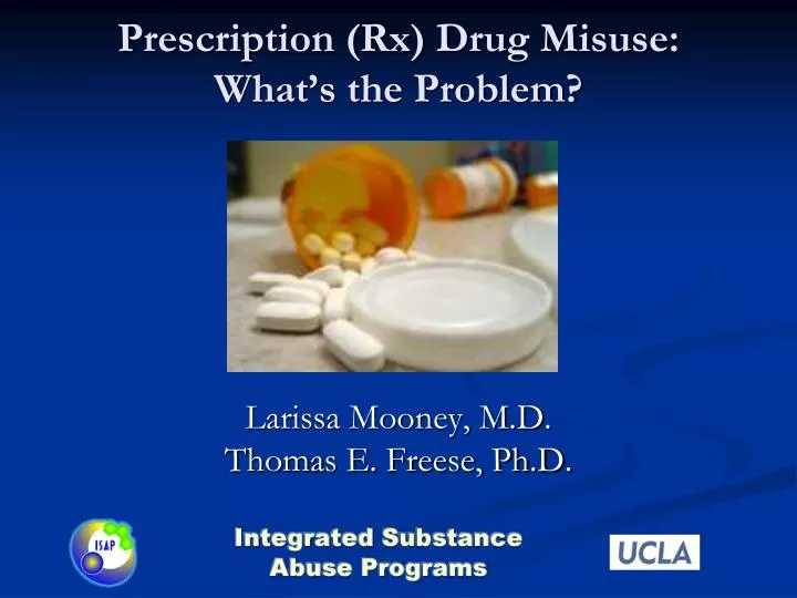prescription rx drug misuse what s the problem