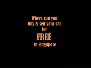 Carmarket.sg - Singapore #1 Car Classified Forum