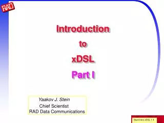 Introduction to x DSL Part I