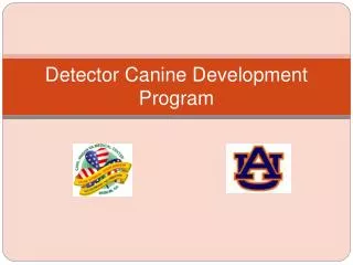 Detector Canine Development Program
