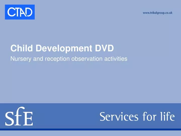 child development dvd nursery and reception observation activities