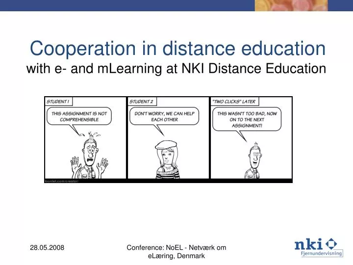 cooperation in distance education