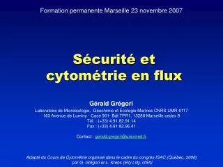 s curit et cytom trie en flux