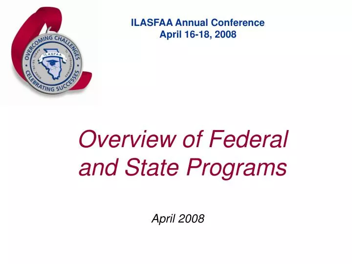 overview of federal and state programs