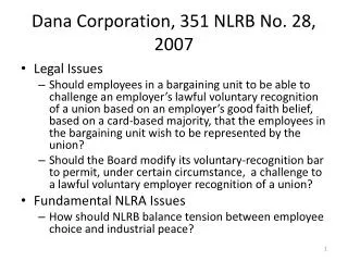 Dana Corporation, 351 NLRB No. 28, 2007