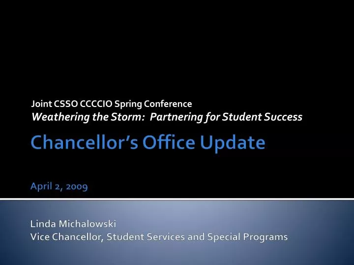 joint csso ccccio spring conference weathering the storm partnering for student success