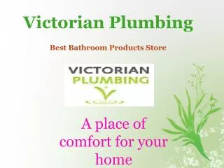 Victorian plumbing
