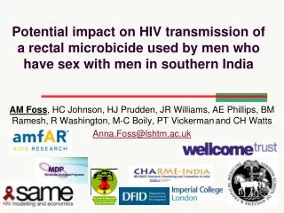 Potential impact on HIV transmission of a rectal microbicide used by men who have sex with men in southern India