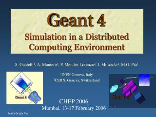 Simulation in a Distributed Computing Environment