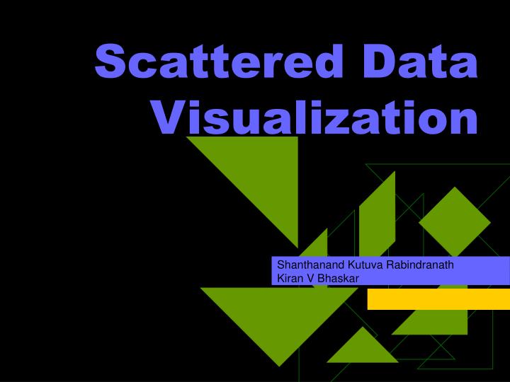 scattered data visualization