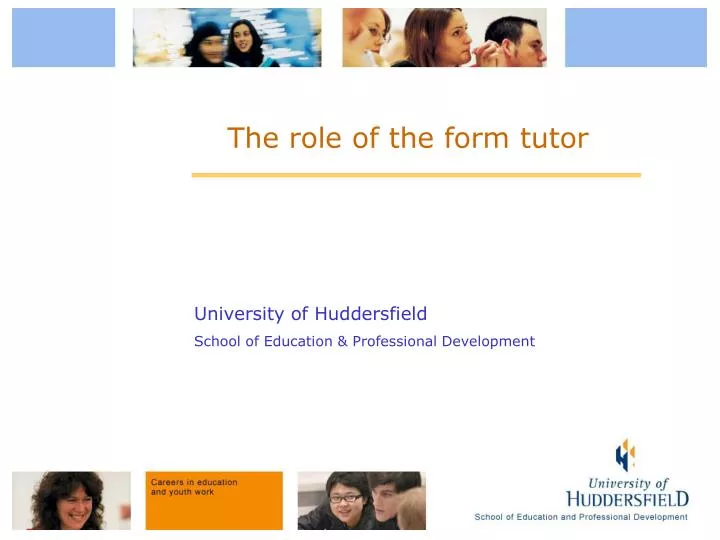 the role of the form tutor