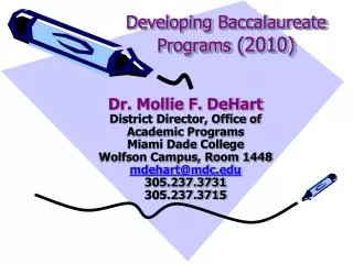 Developing Baccalaureate Programs (2010)