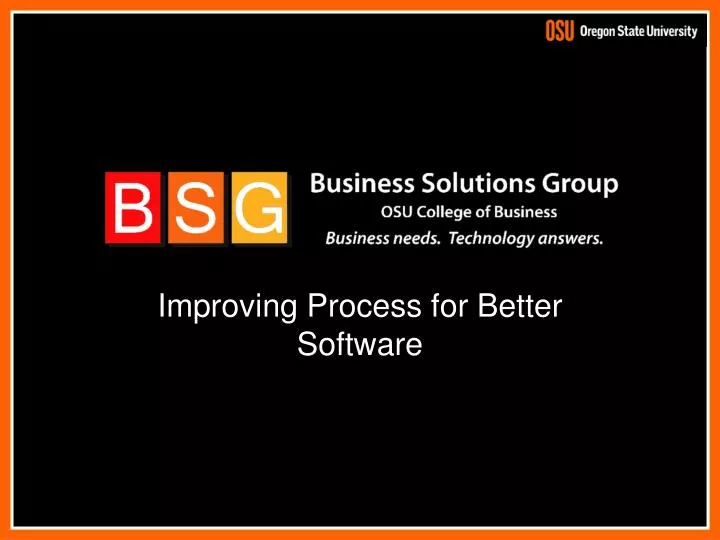 improving process for better software