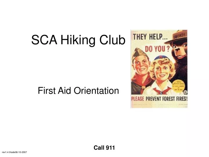 sca hiking club