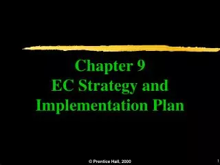 Chapter 9 EC Strategy and Implementation Plan