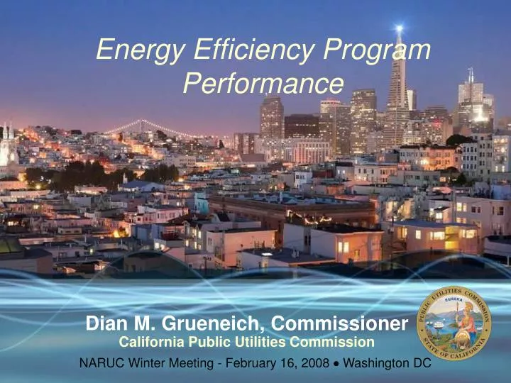 energy efficiency program performance